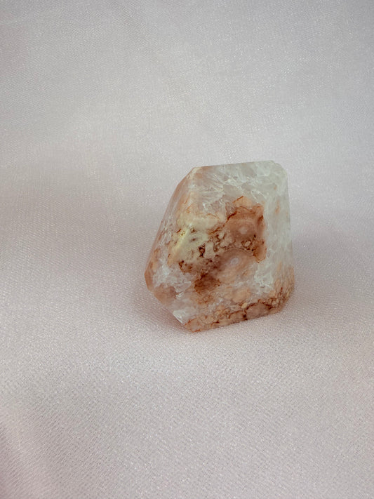 Carnelian Flower Amethyst Freeform