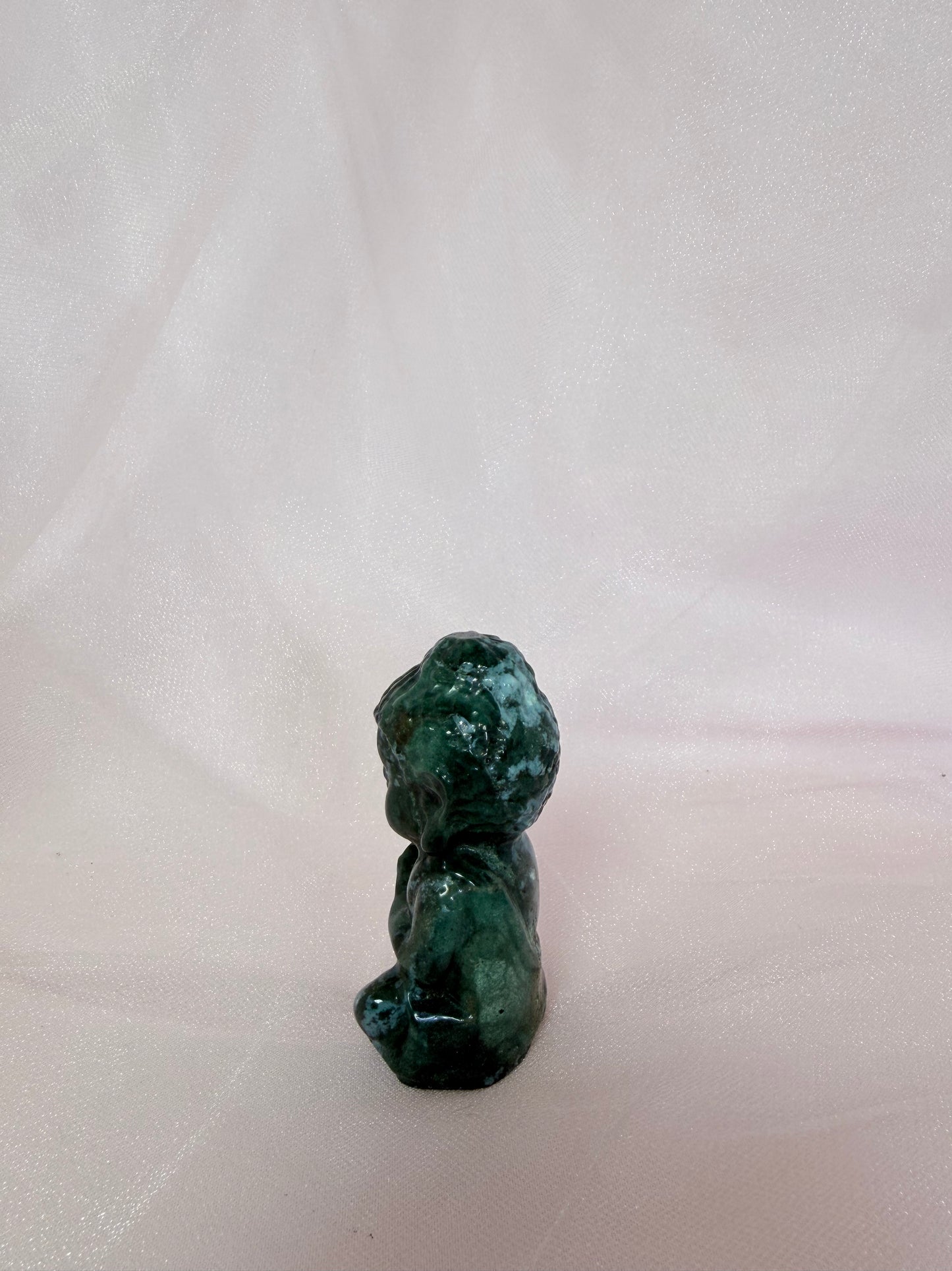 Carved Ocean Jasper Buddah