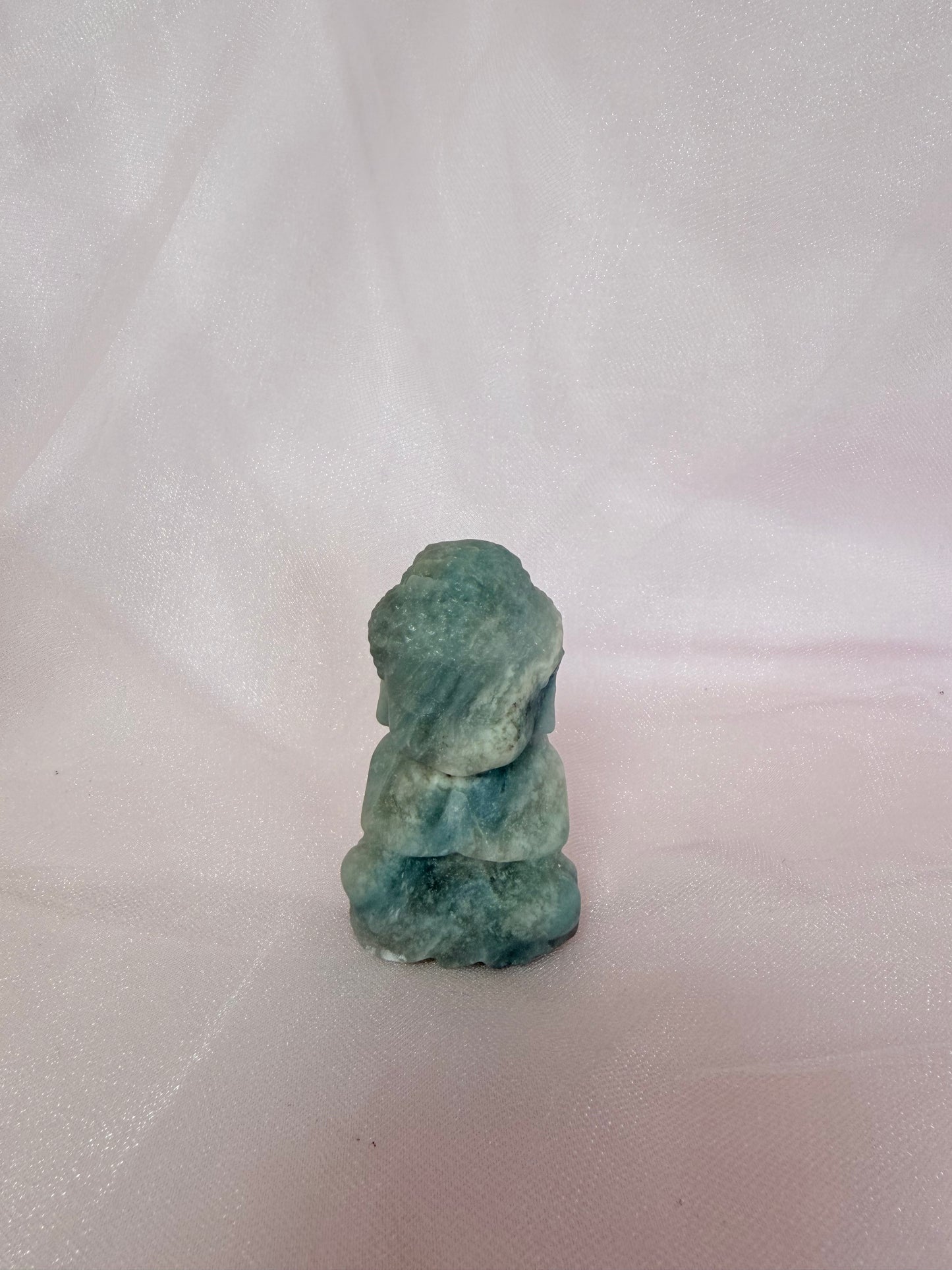 Carved Blue Opal Buddha