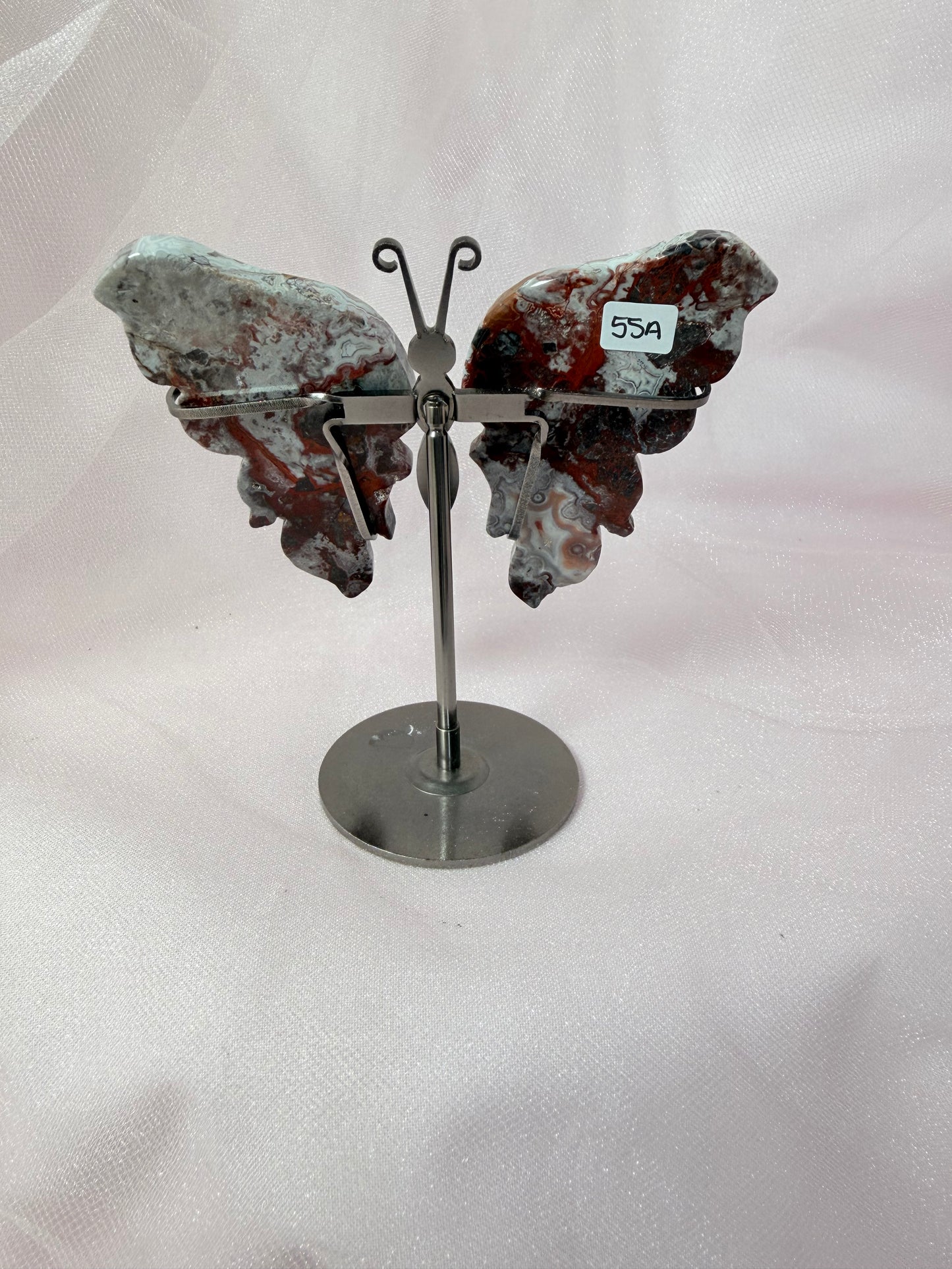Mexican Agate Butterfly on Stand
