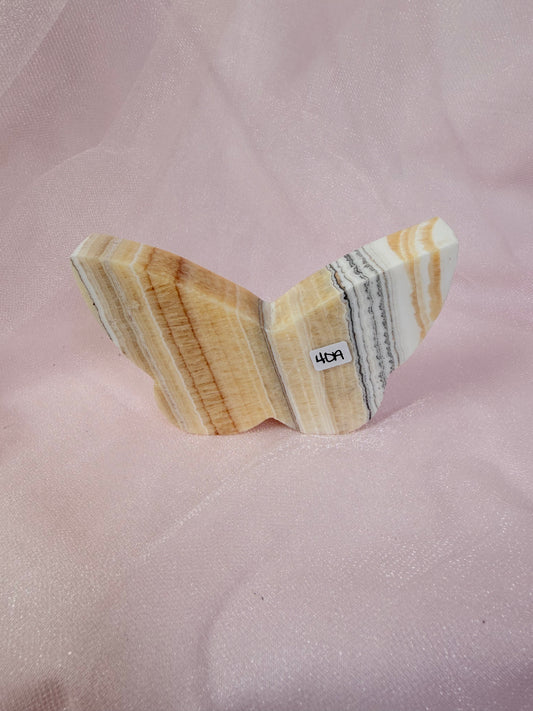 Carved Calcite Butterfly