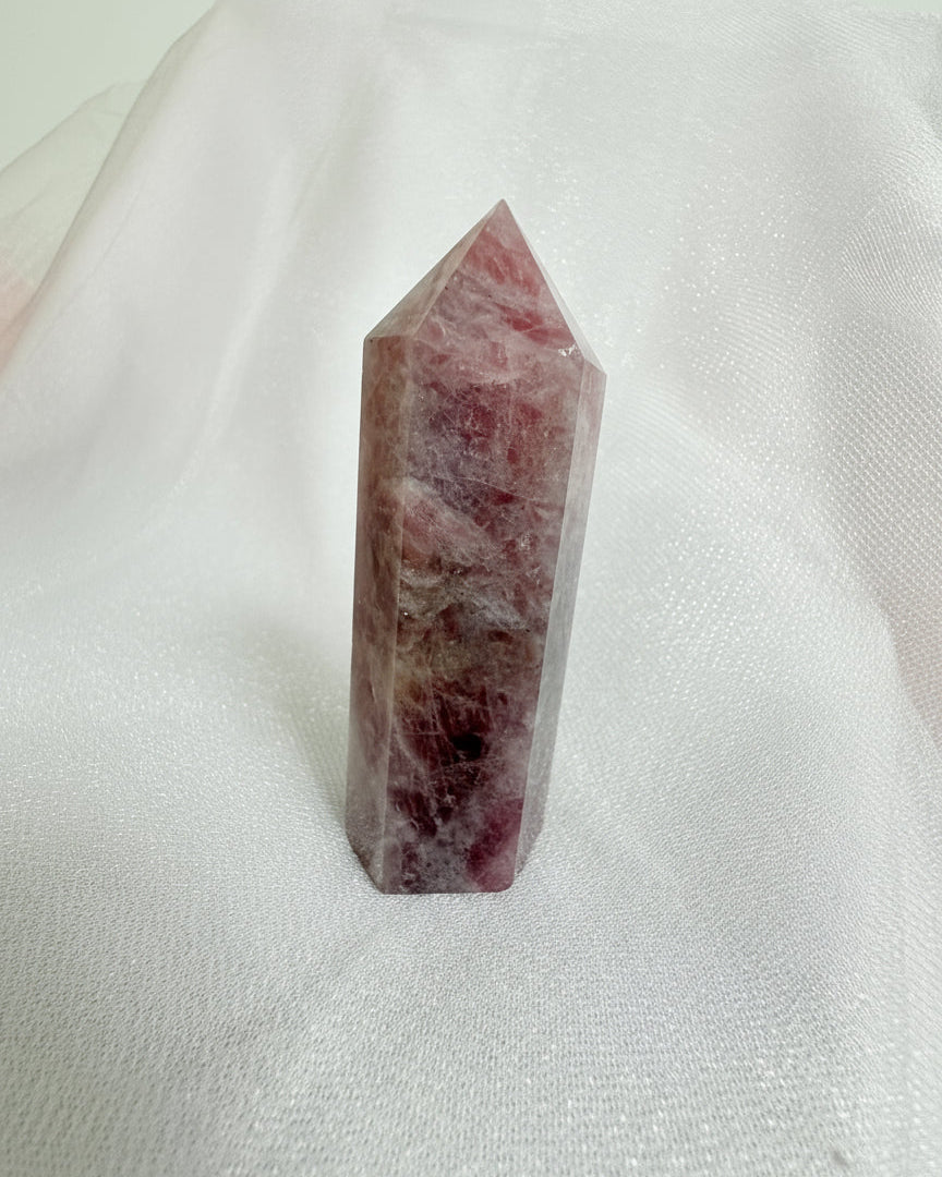 Lavender Rose Quartz Tower