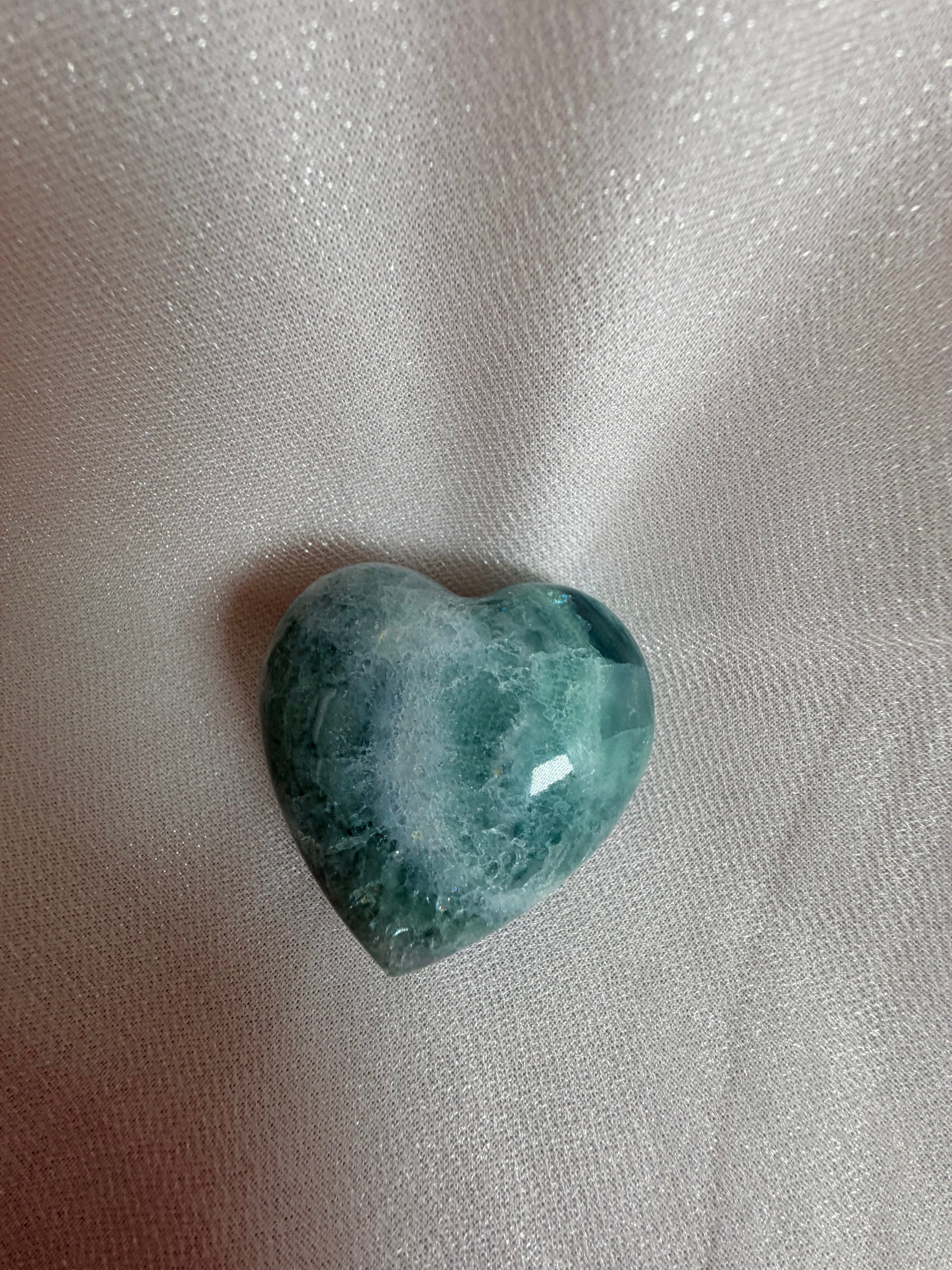 Mexican Fluorite Heart