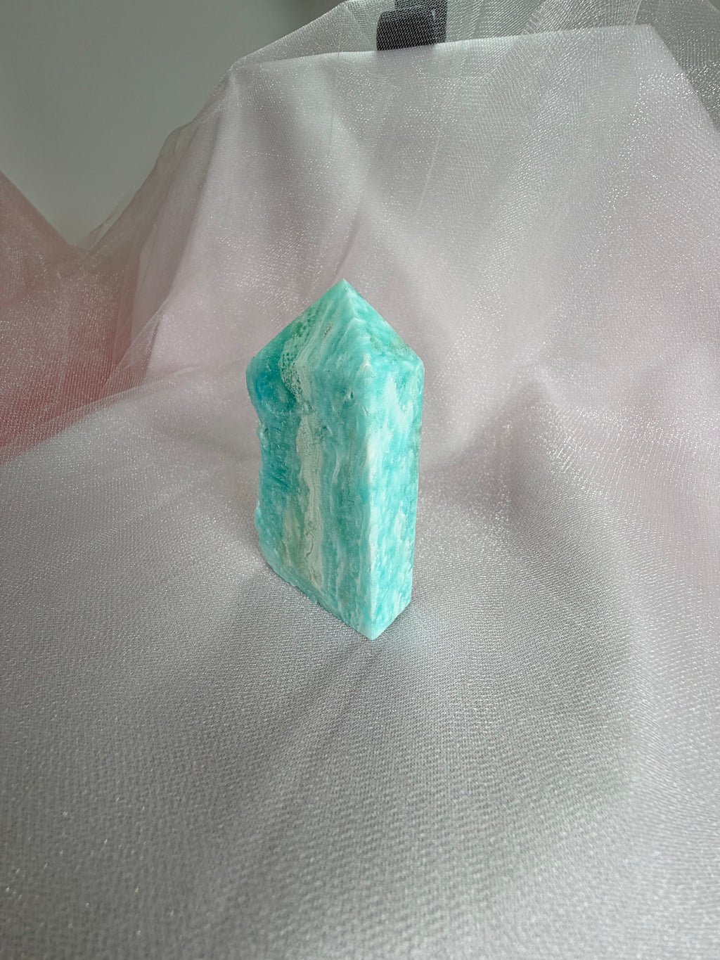 Caribbean Calcite Raw Edge Tower