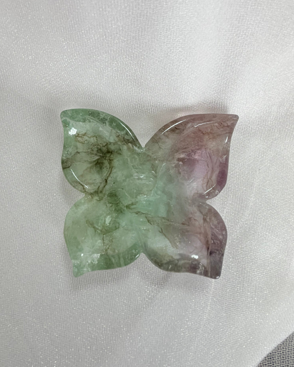 Flourite Butterfly Trinket Dish