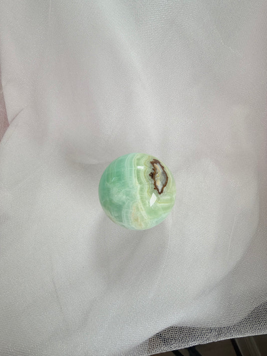 Pistachio Calcite Sphere