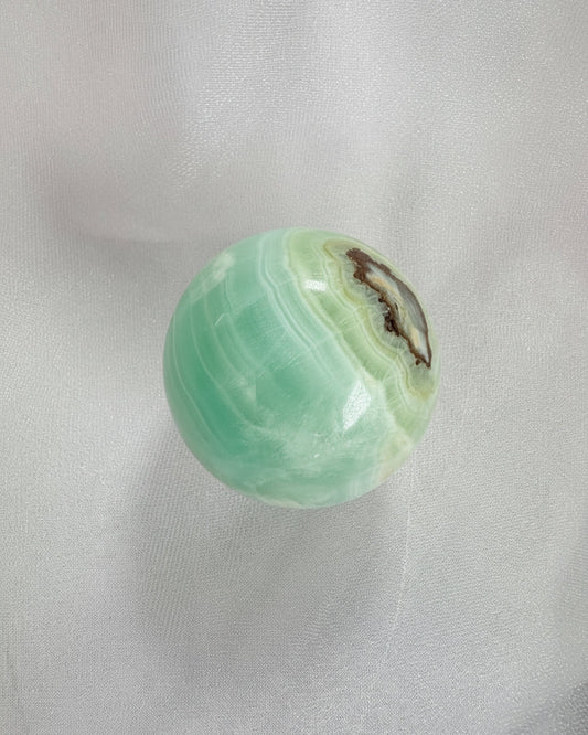 Pistachio Calcite Sphere