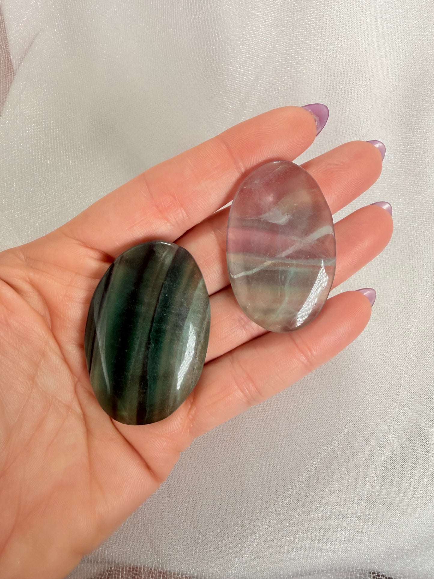 Rainbow Flourite Palm