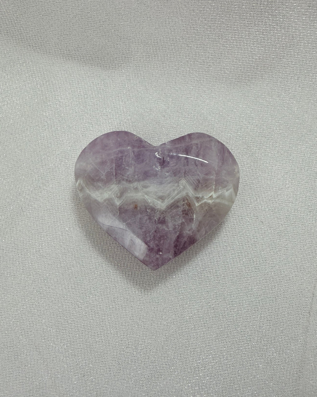 Pink Amethyst Heart Palm 15B