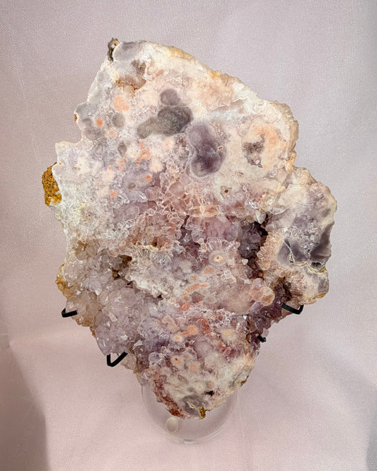 Pink Flower Amethyst Slab