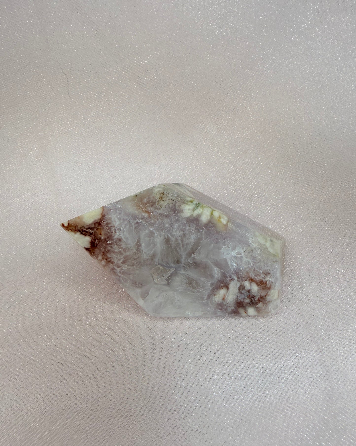 Carnelian Flower Amethyst Freeform