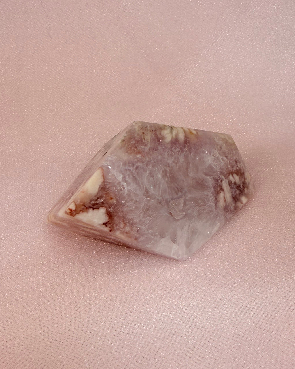 Carnelian Flower Amethyst Freeform