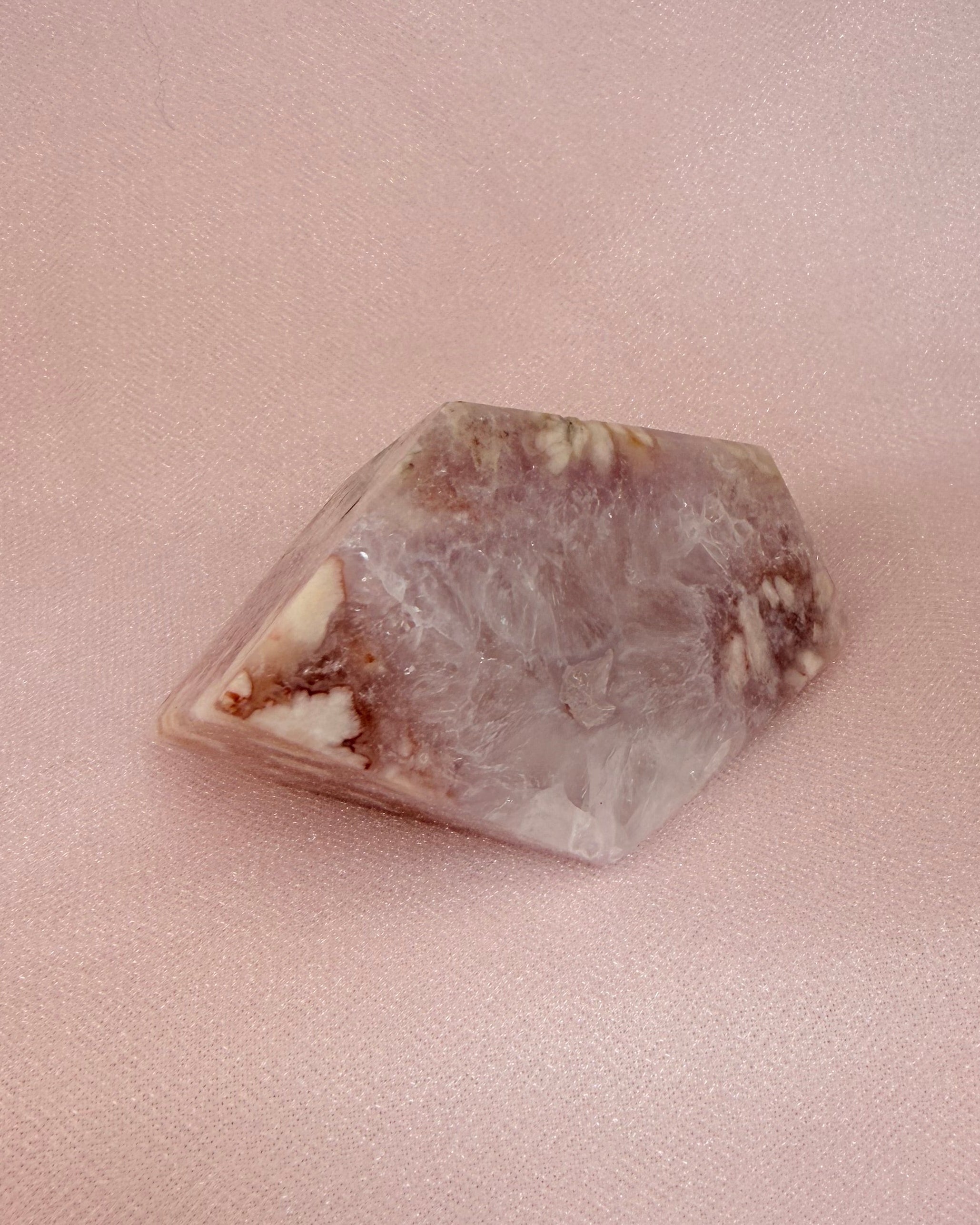 Carnelian Flower Amethyst Freeform