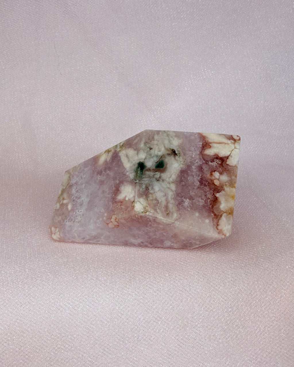 Carnelian Flower Amethyst Freeform