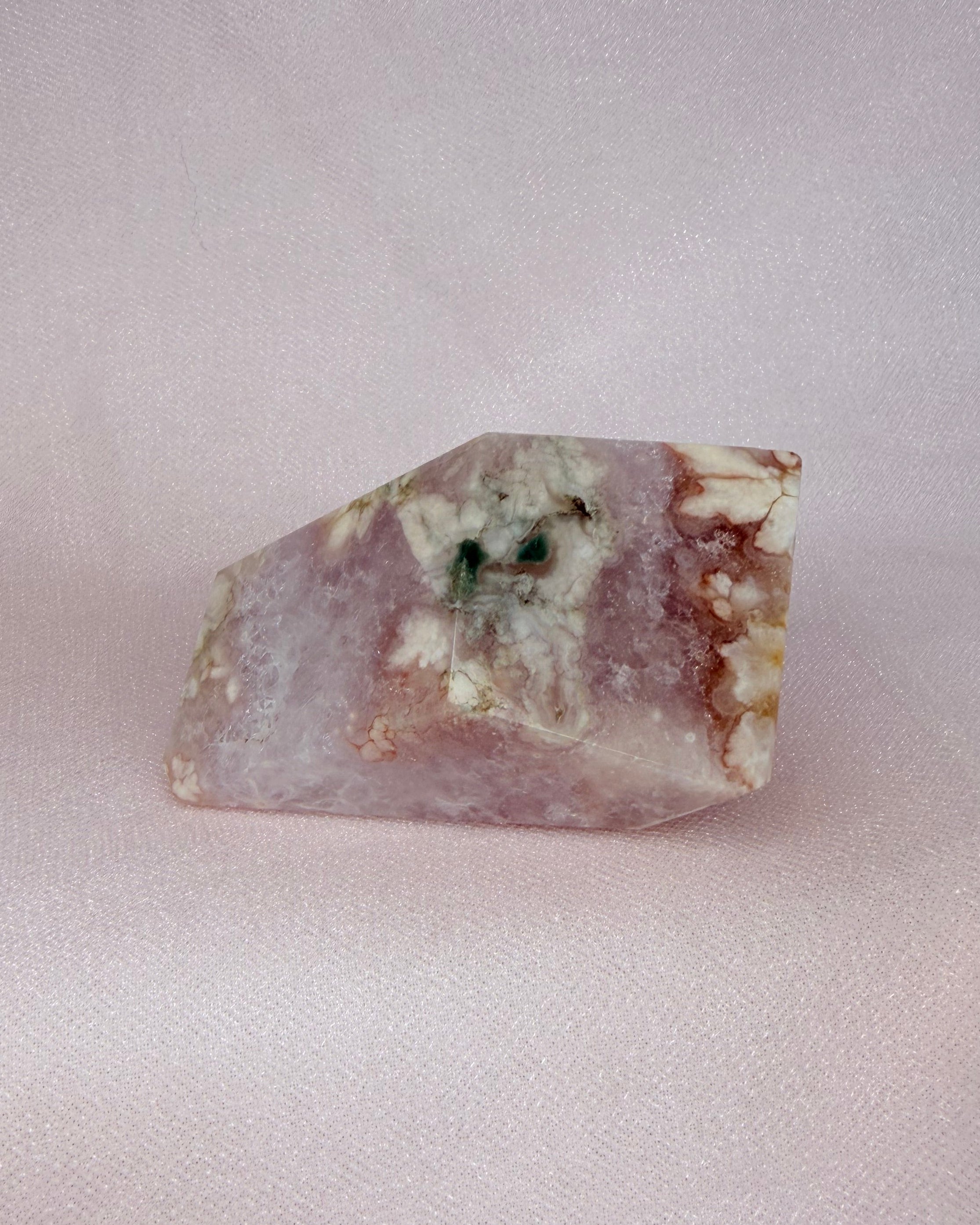 Carnelian Flower Amethyst Freeform