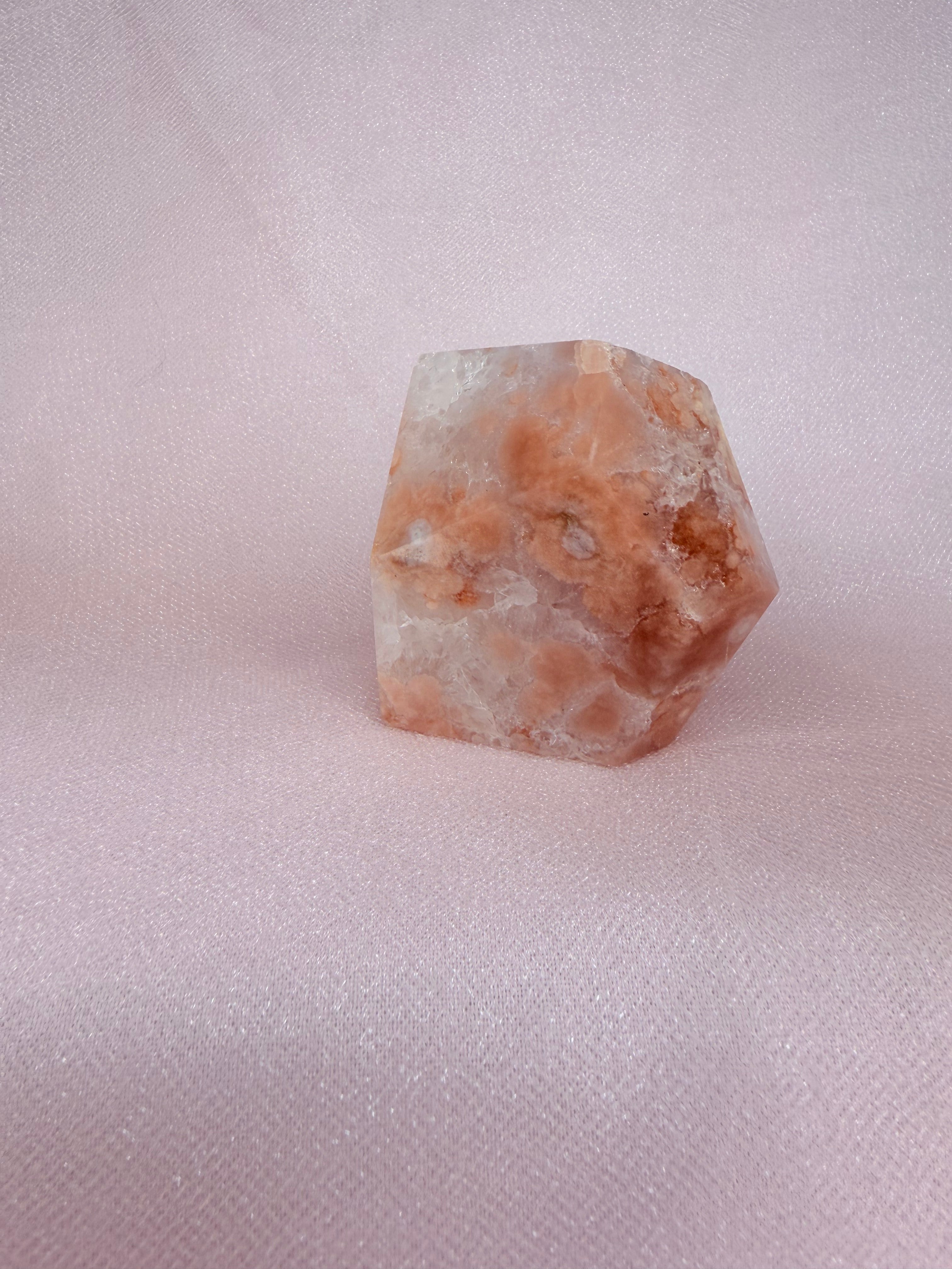 Carnelian Flower Amethyst Freeform