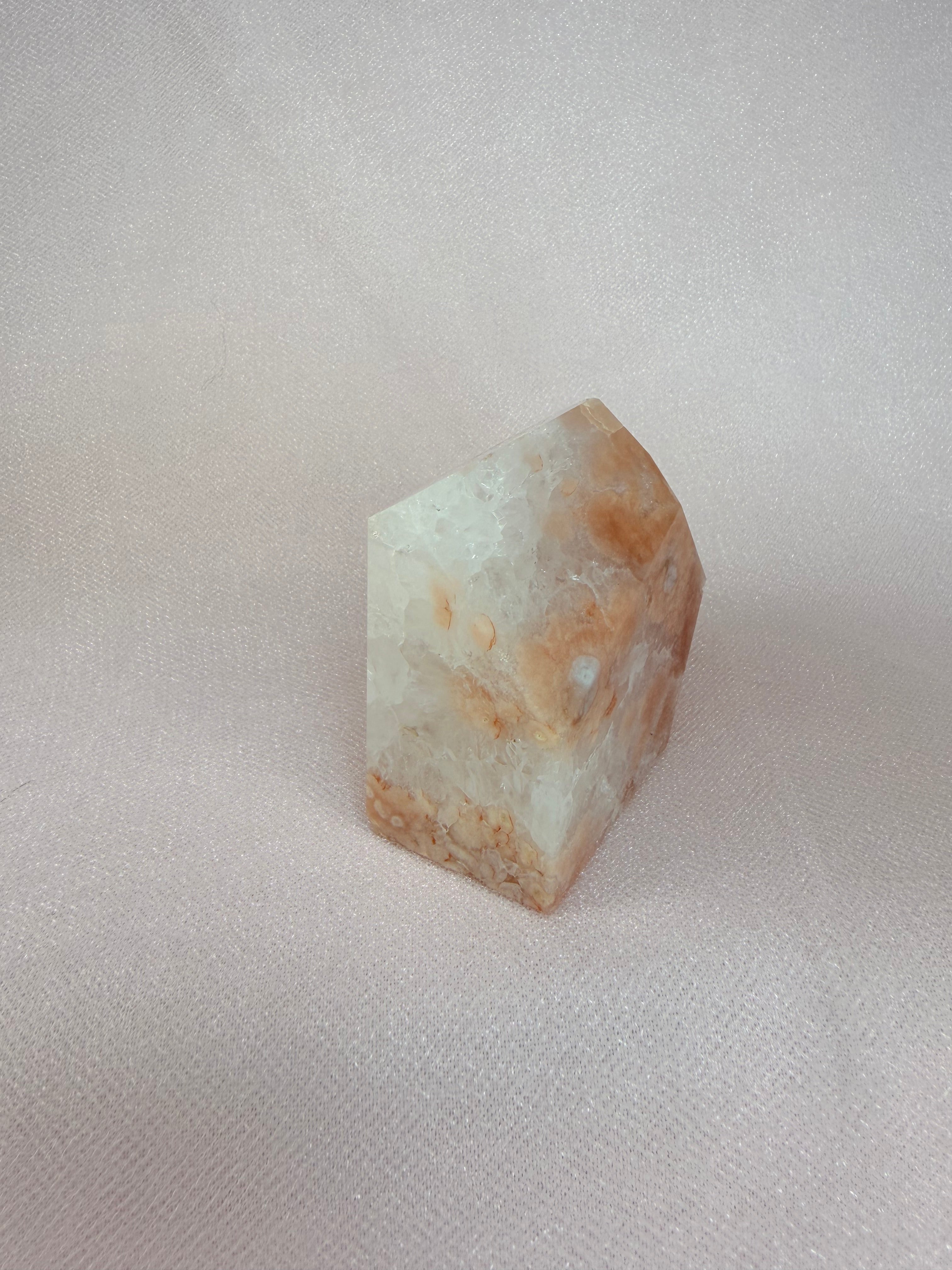 Carnelian Flower Amethyst Freeform