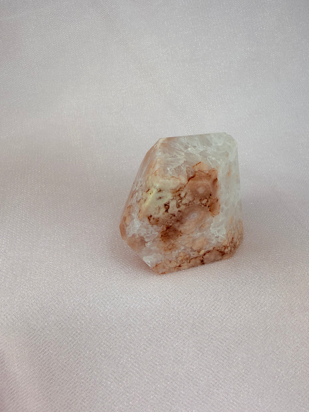 Carnelian Flower Amethyst Freeform