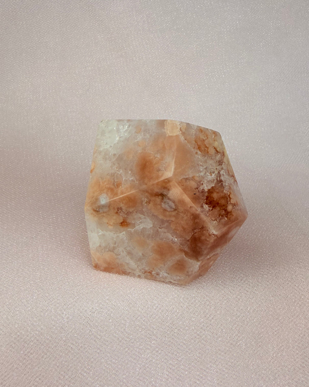 Carnelian Flower Amethyst Freeform