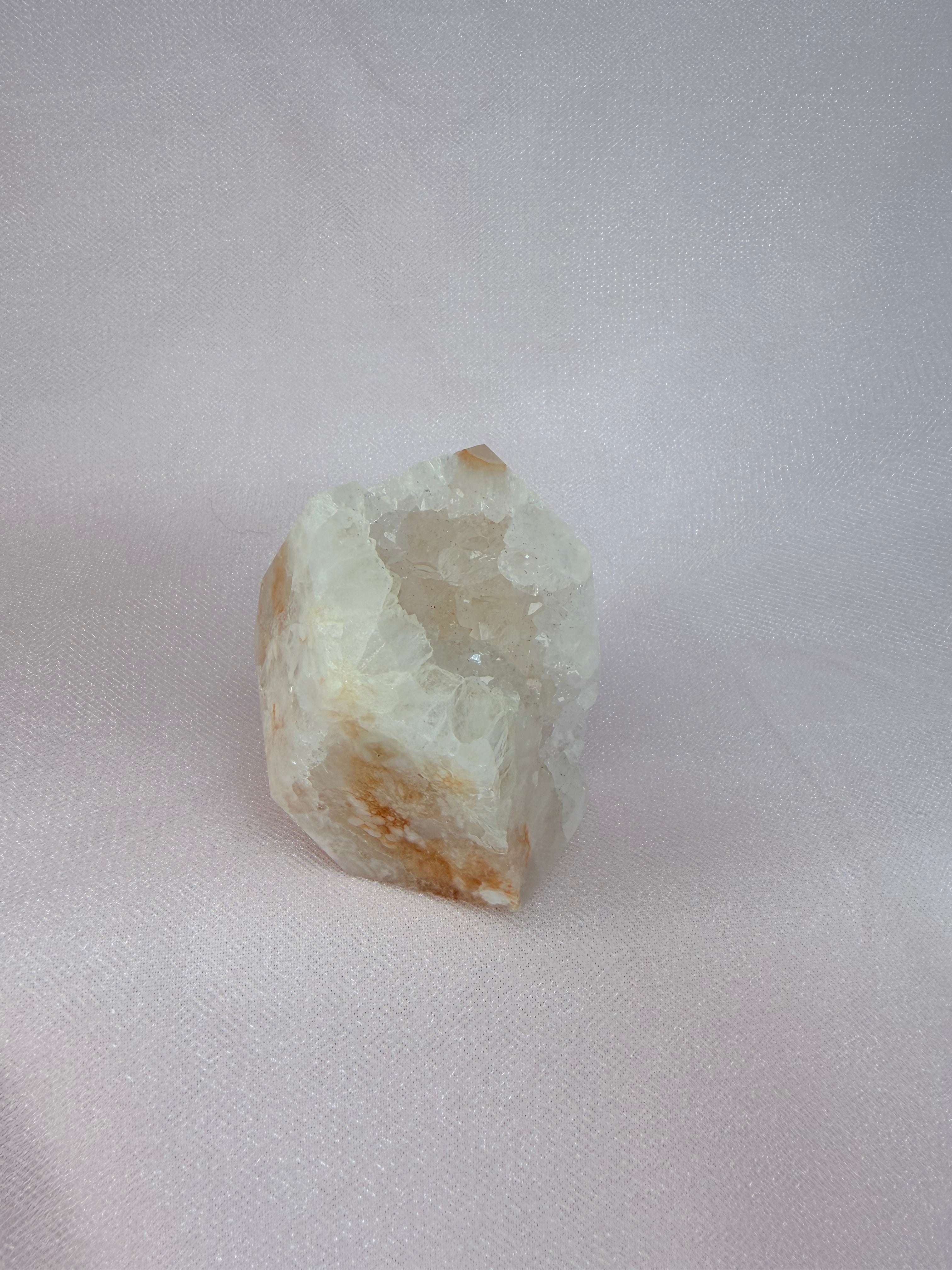 Carnelian Flower Amethyst Freeform