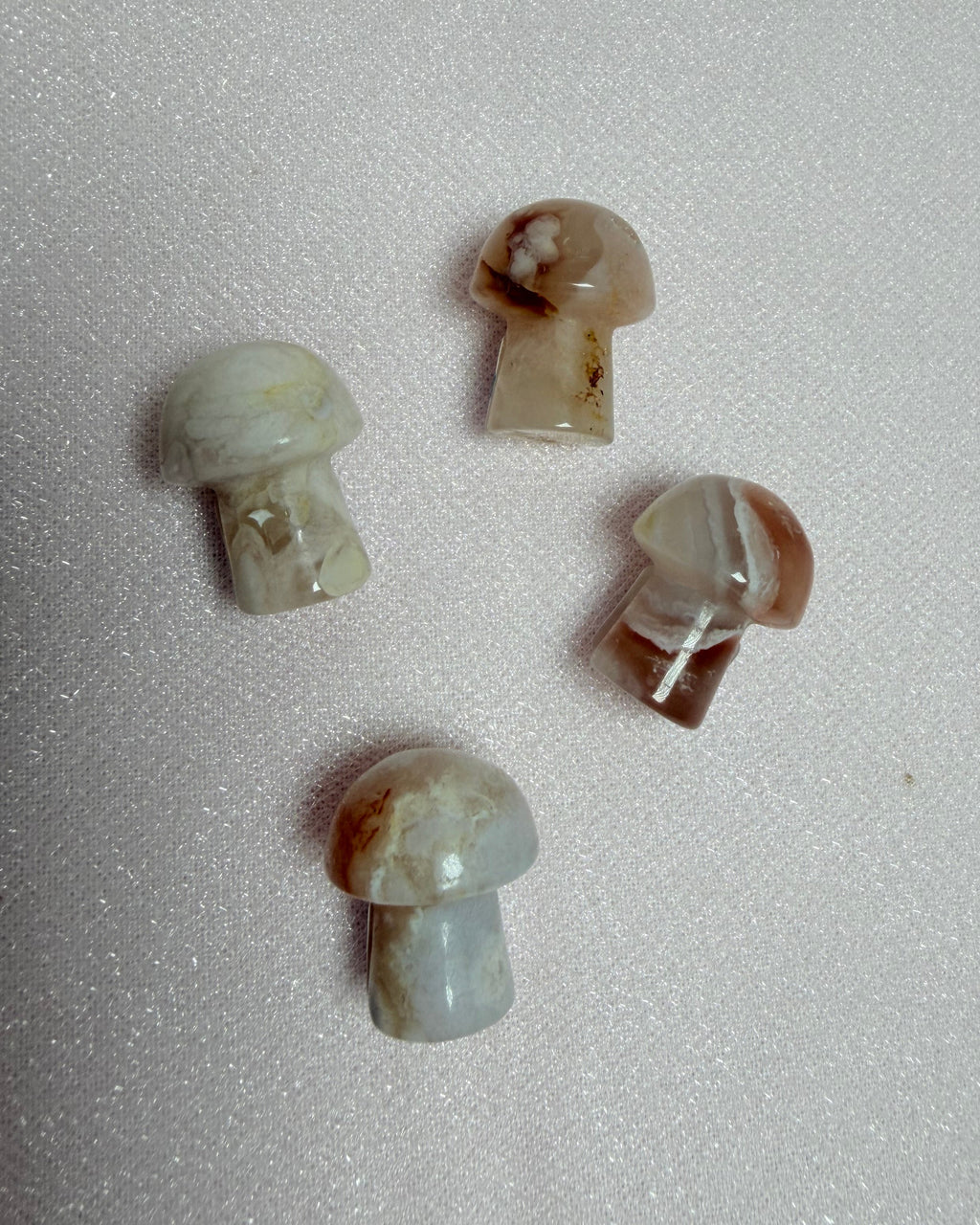 Flower Agate Mushroom Mini