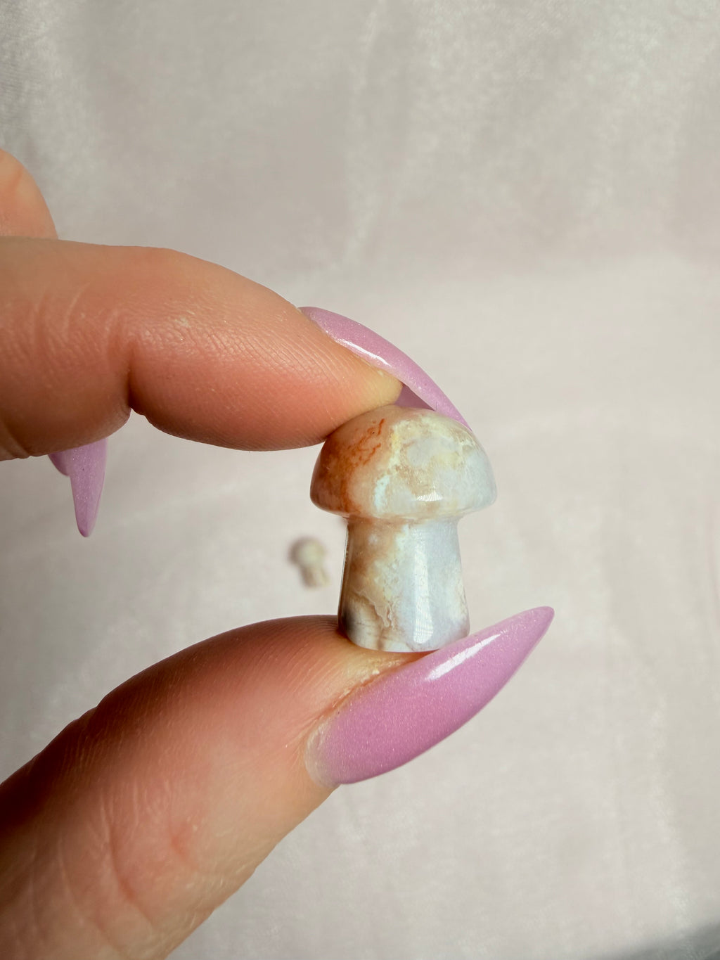 Flower Agate Mushroom Mini
