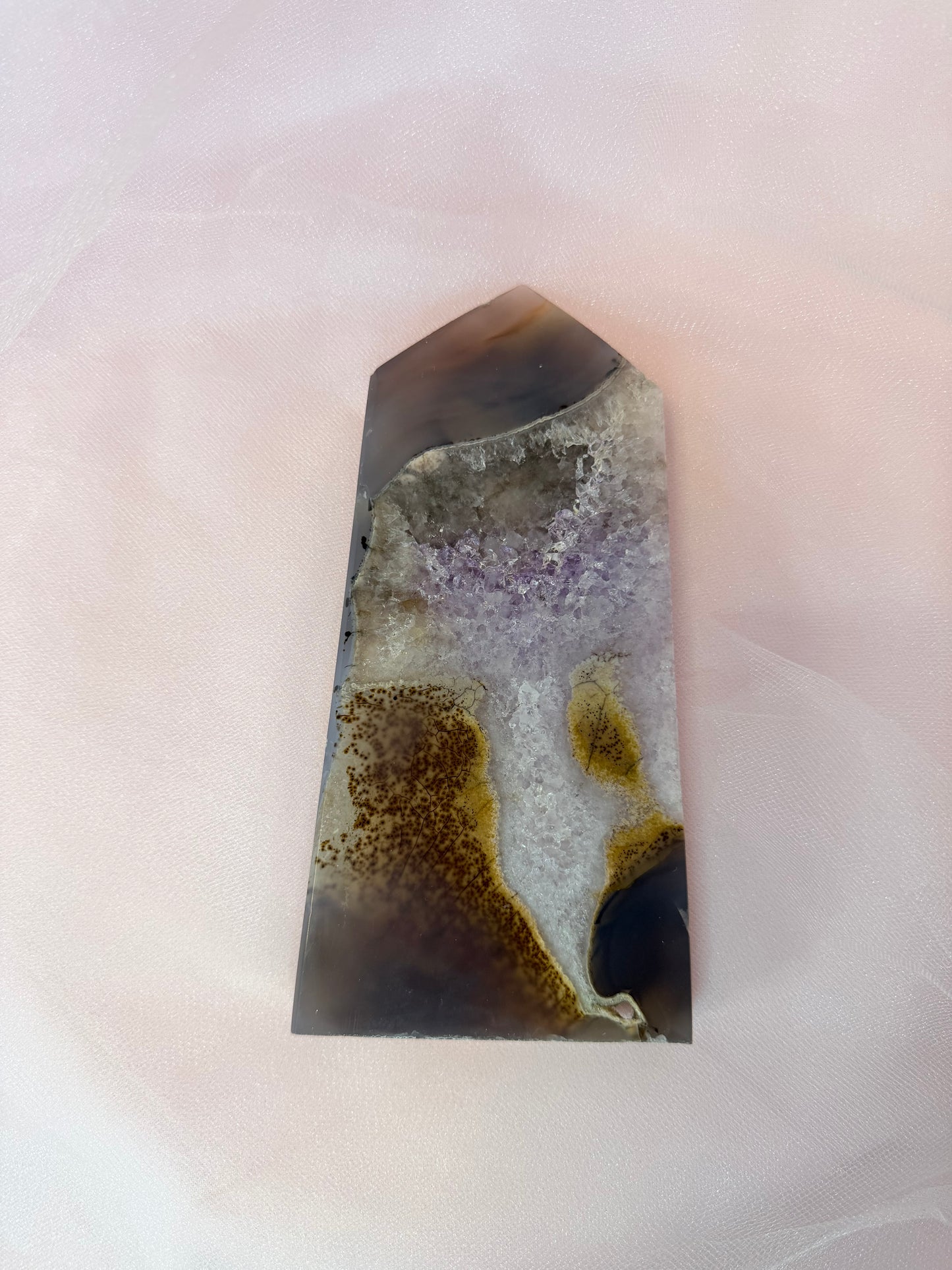 Amethyst Agate Tower Slab