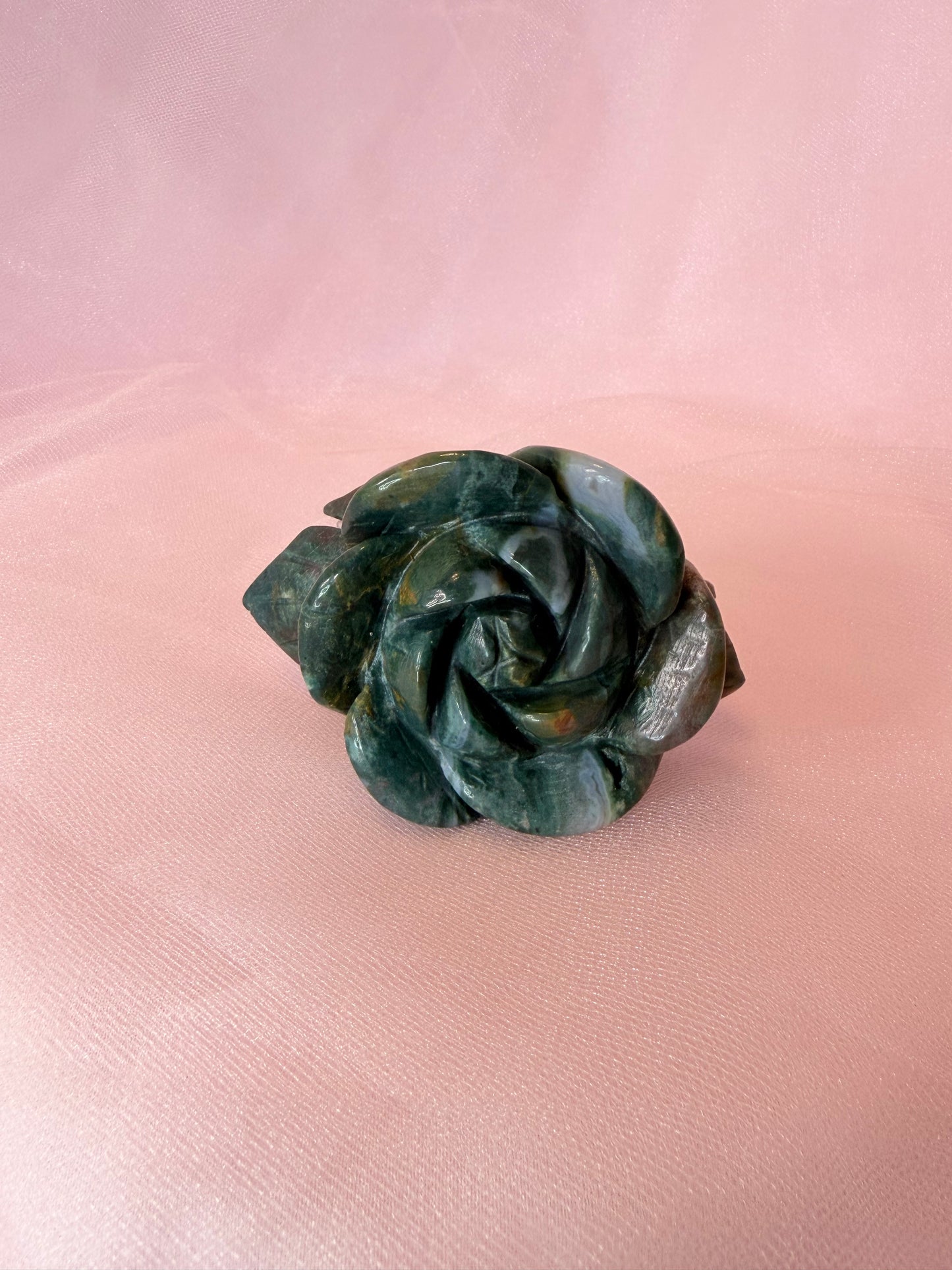 Ocean Jasper 3D flower on Stand