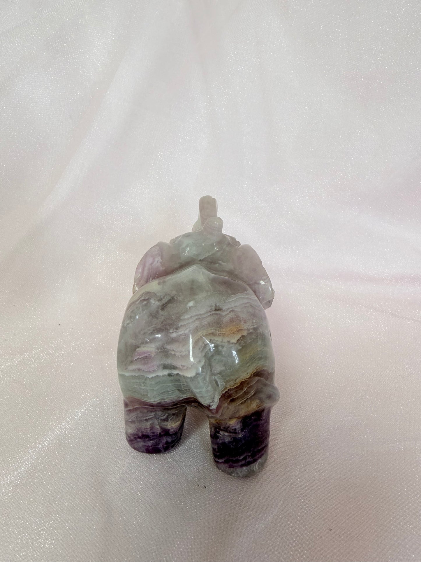Craved Rainbow Flourite Elephant