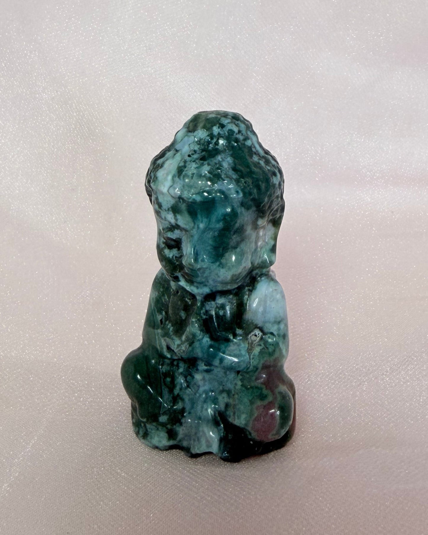 Carved Ocean Jasper  Buddah