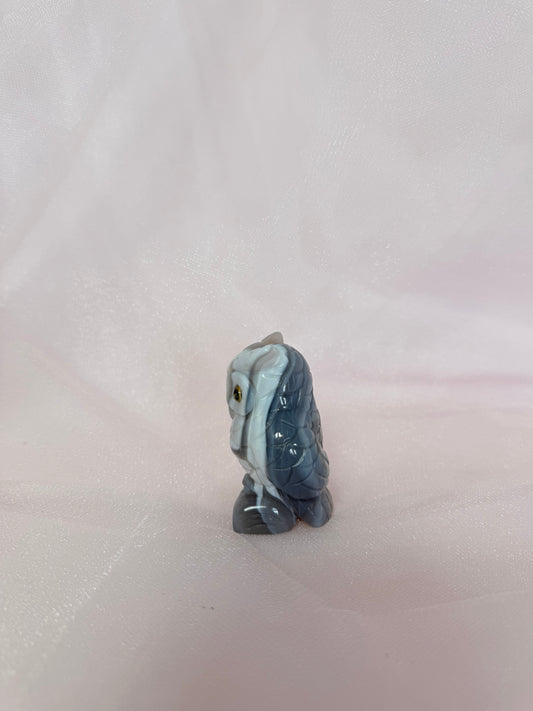 Carved Agate Owl