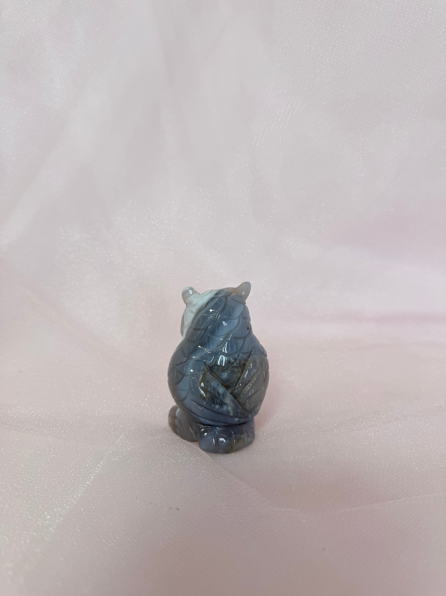 Carved Agate Owl