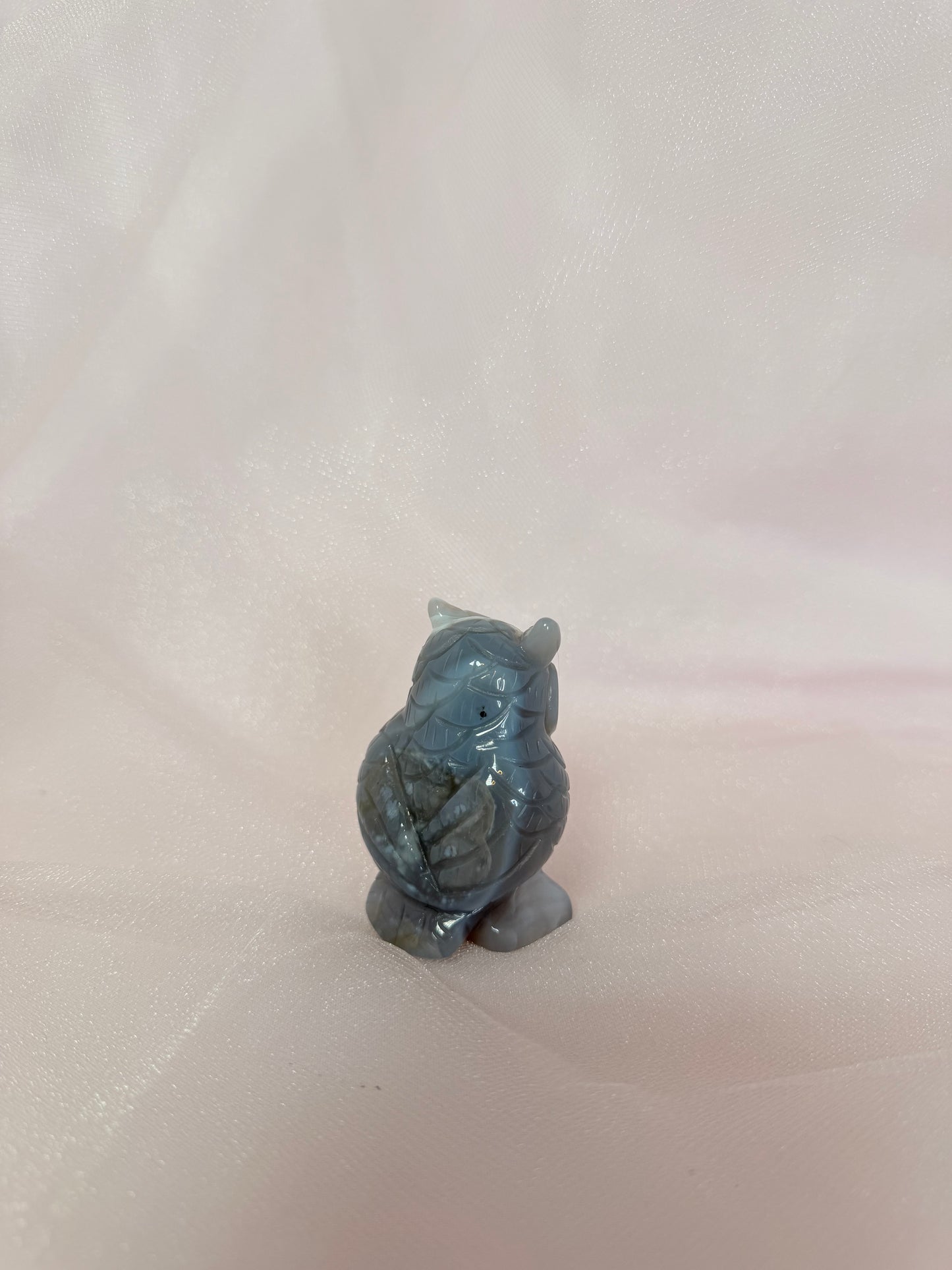 Carved Agate Owl