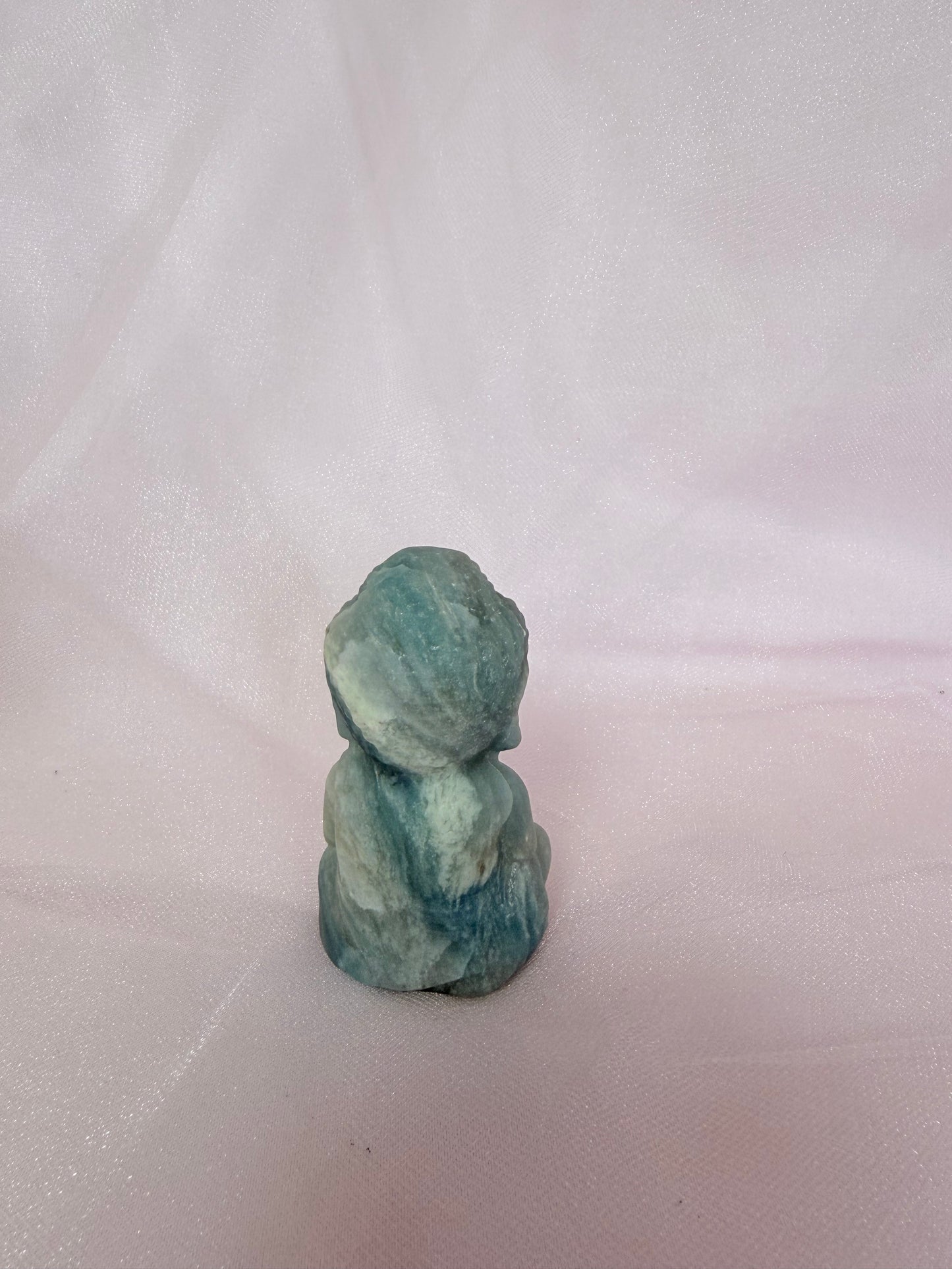 Carved Blue Opal Buddha