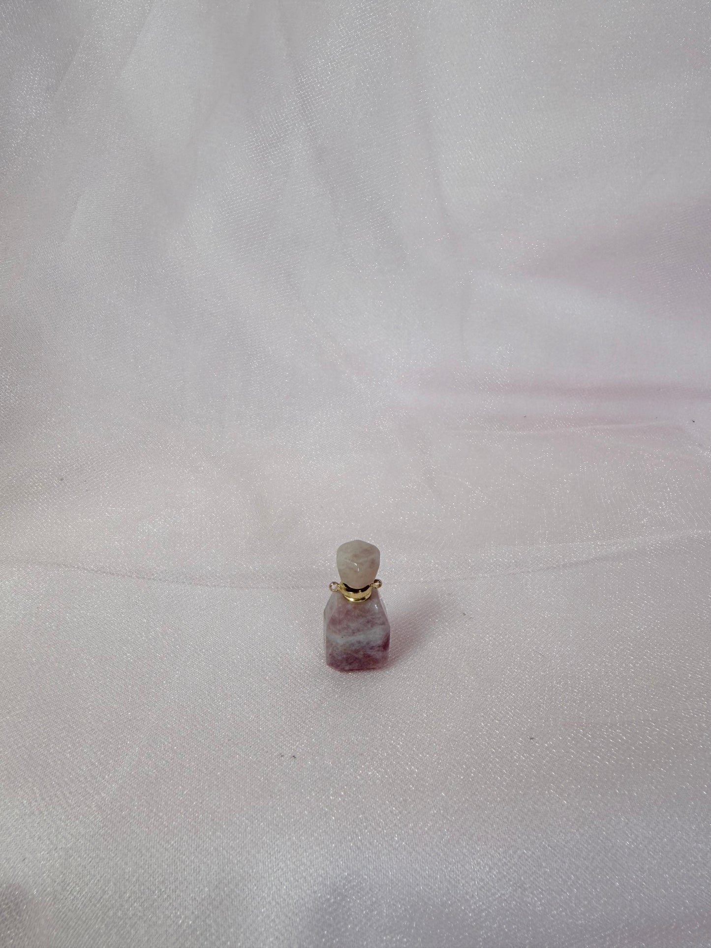 Lavender Rose Quartz Mini Perfume Bottle