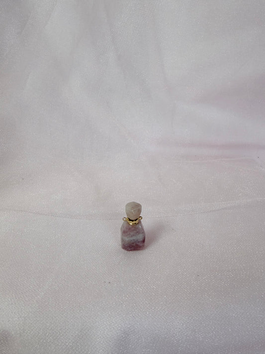 Lavender Rose Quartz Mini Perfume Bottle