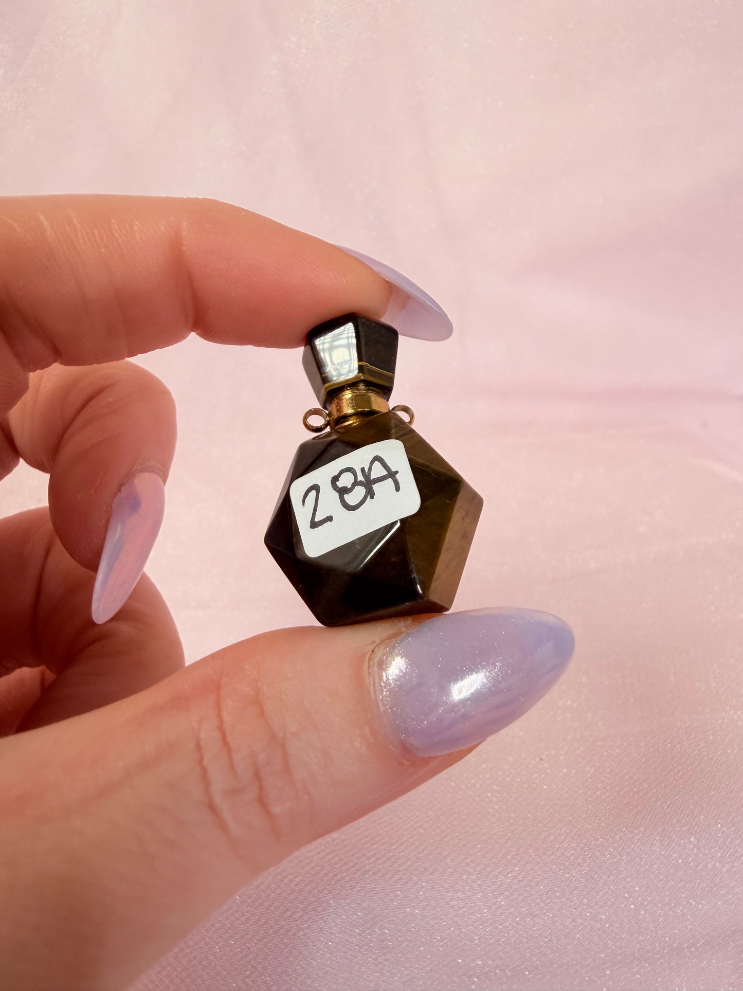 Tigers Eye Mini Perfume Bottle