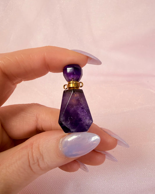 Amethyst Mini Perfume Bottle
