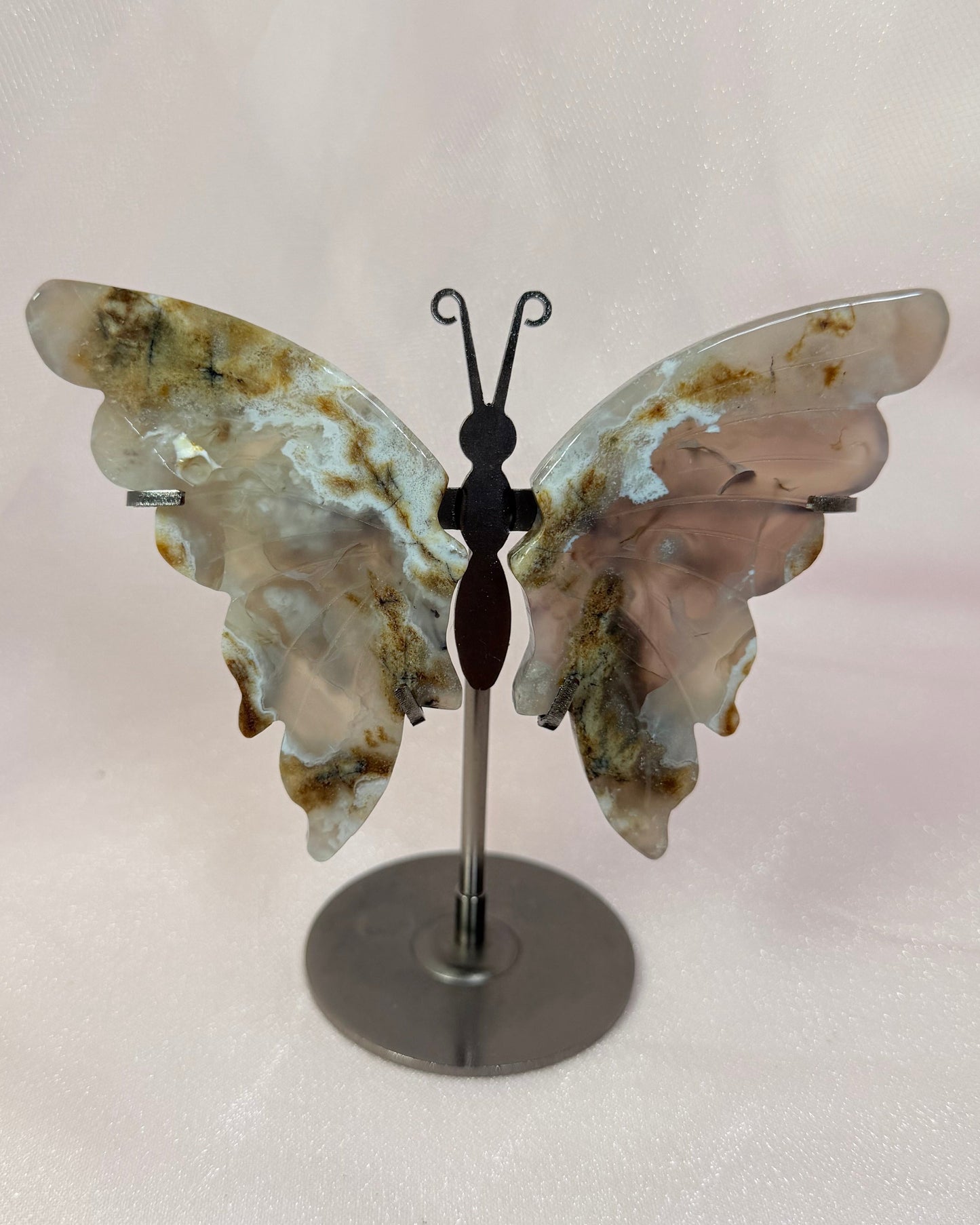Agate Butterfly on Stand