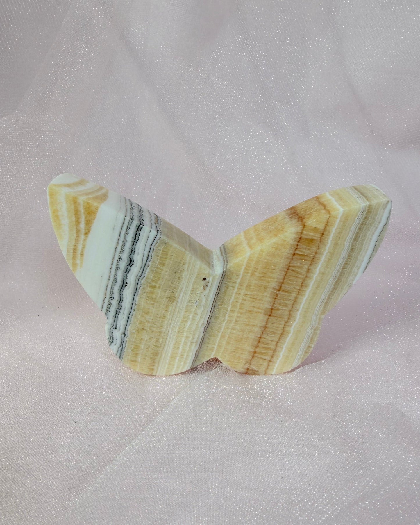 Carved Calcite Butterfly