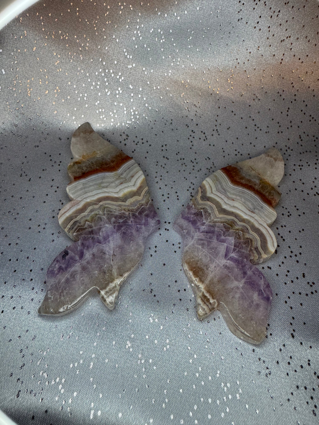 Lace Amethyst Butterfly 77A