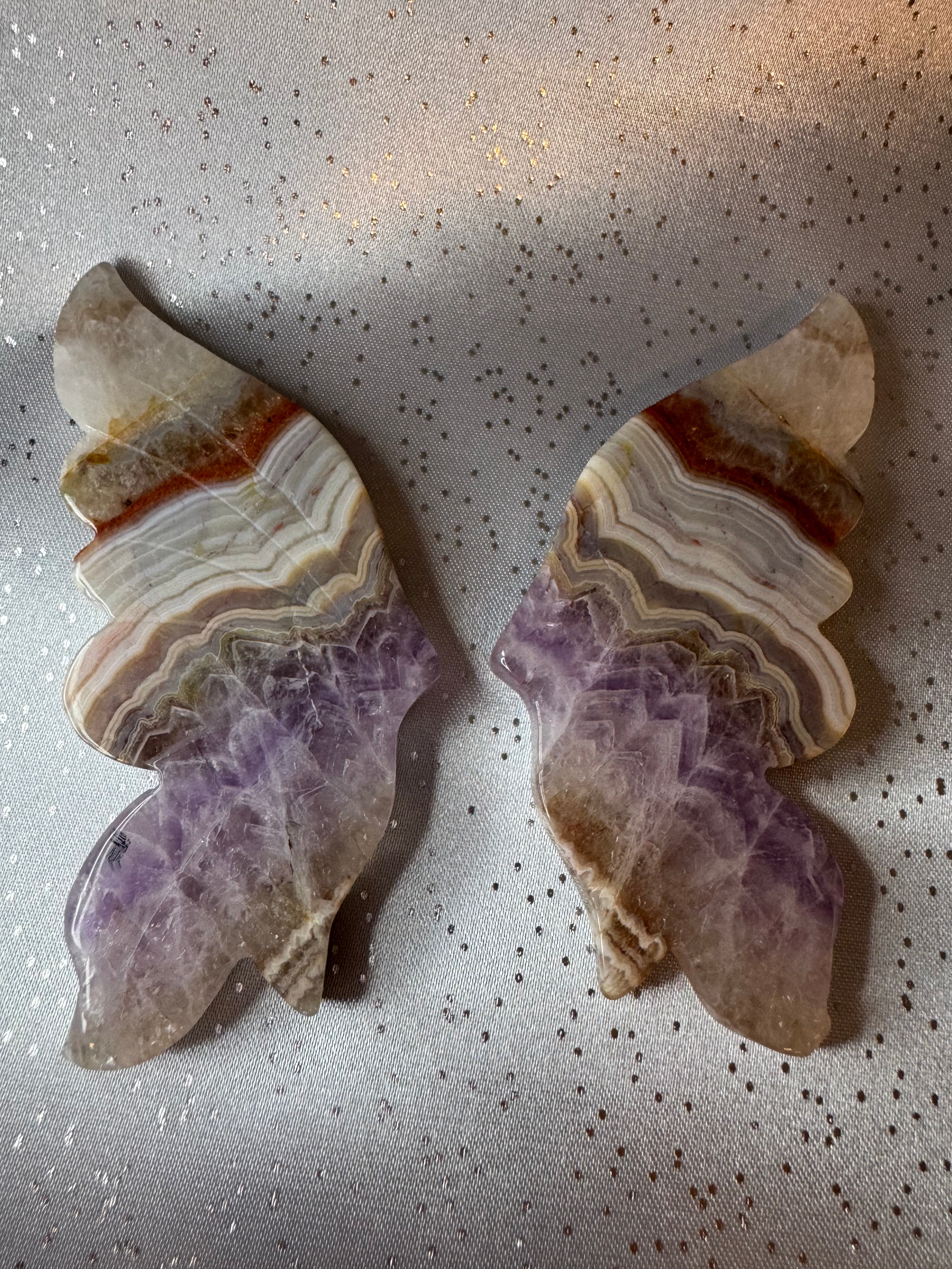 Lace Amethyst Butterfly 77A