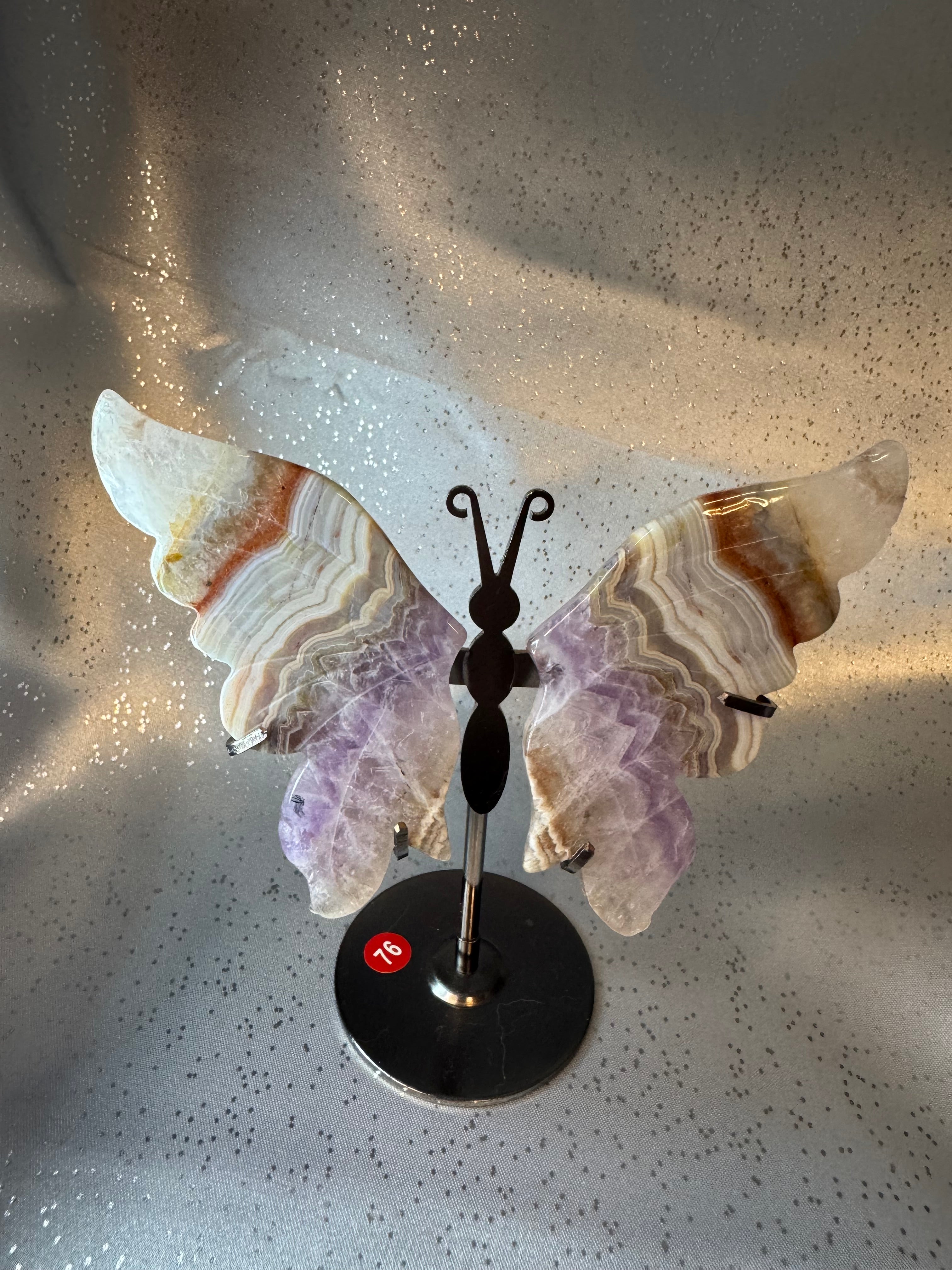 Lace Amethyst Butterfly 77A
