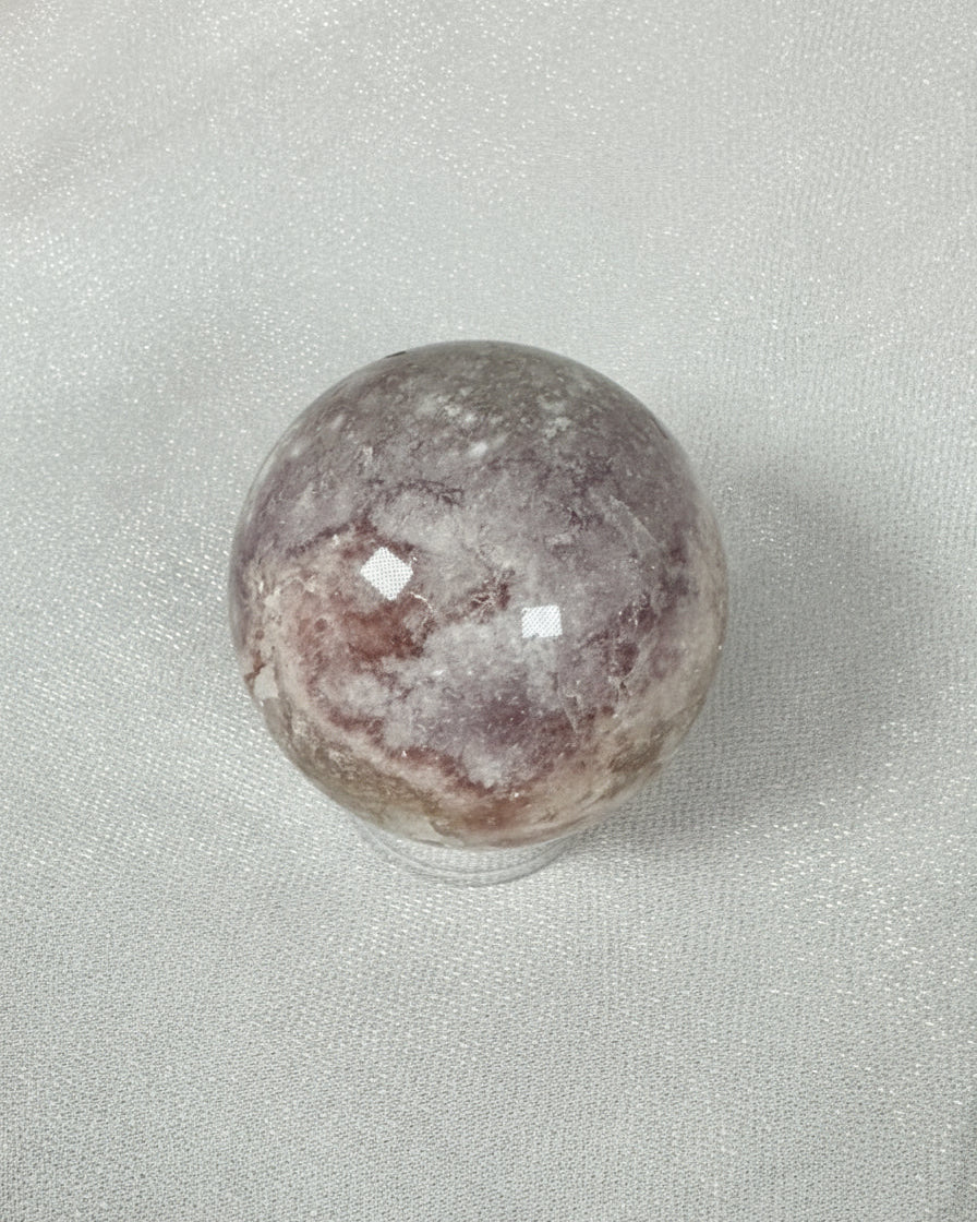 Flower Agate Sphere 52B