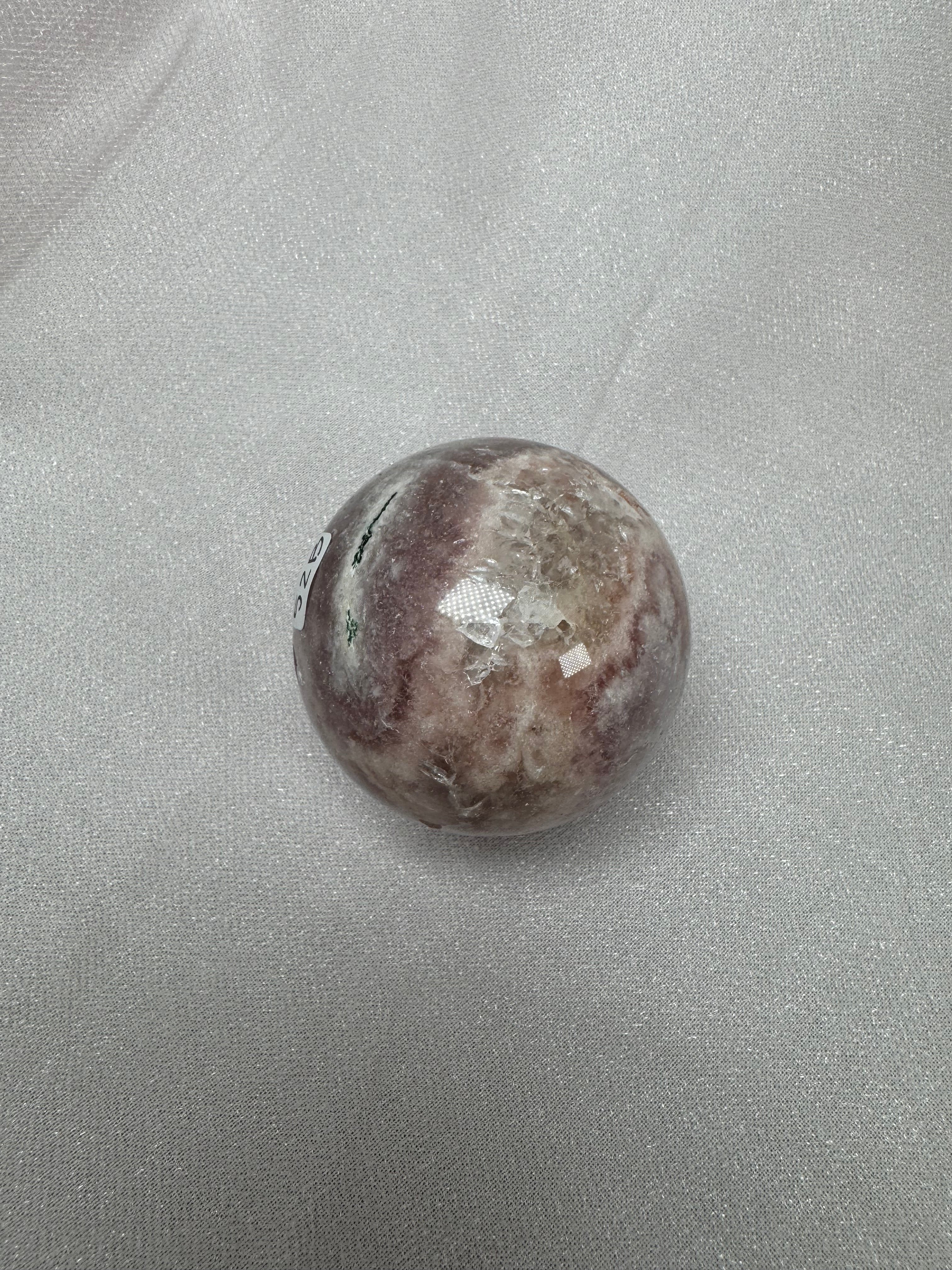 Flower Agate Sphere 52B