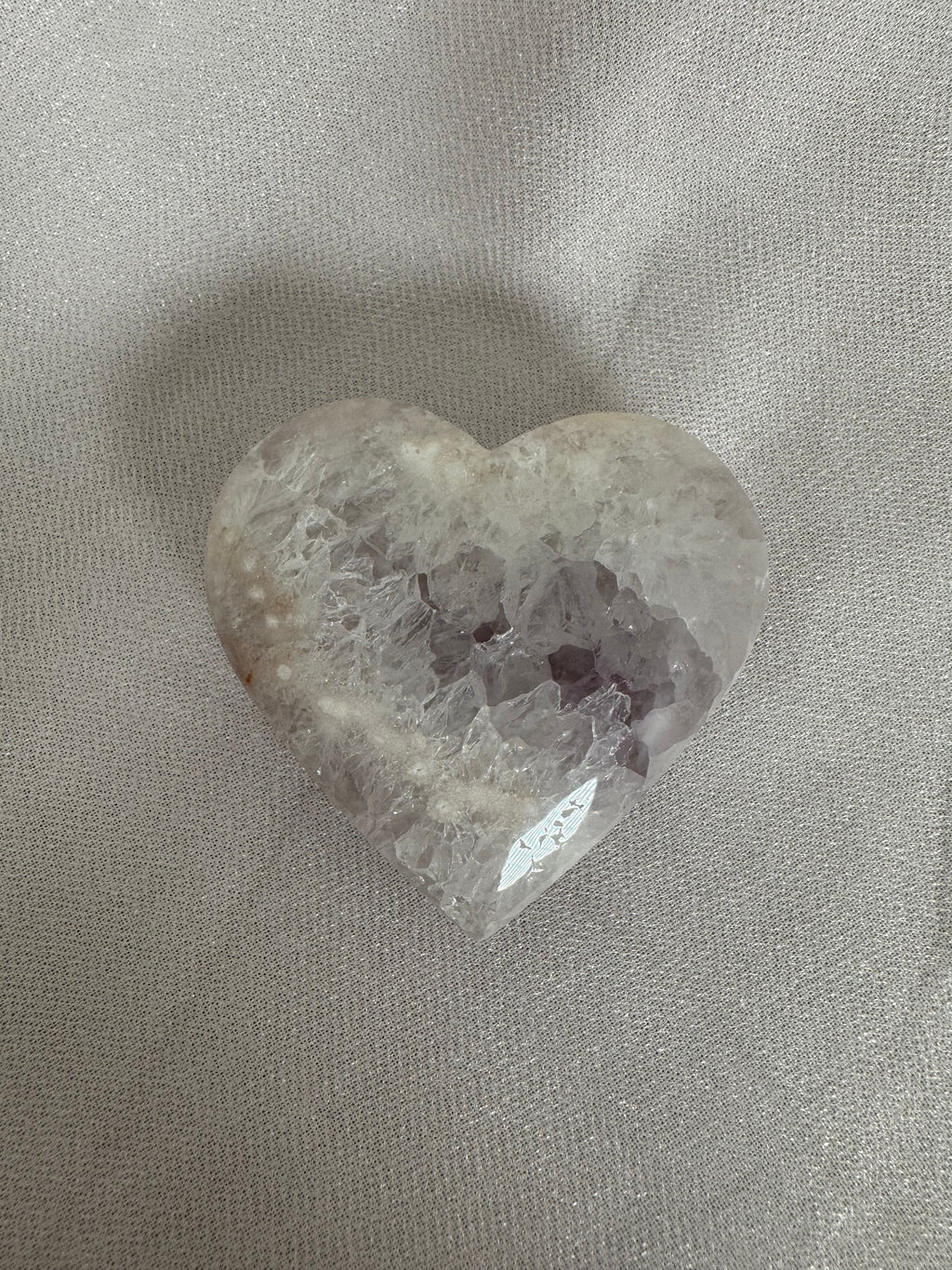 Flower Amethyst Heart