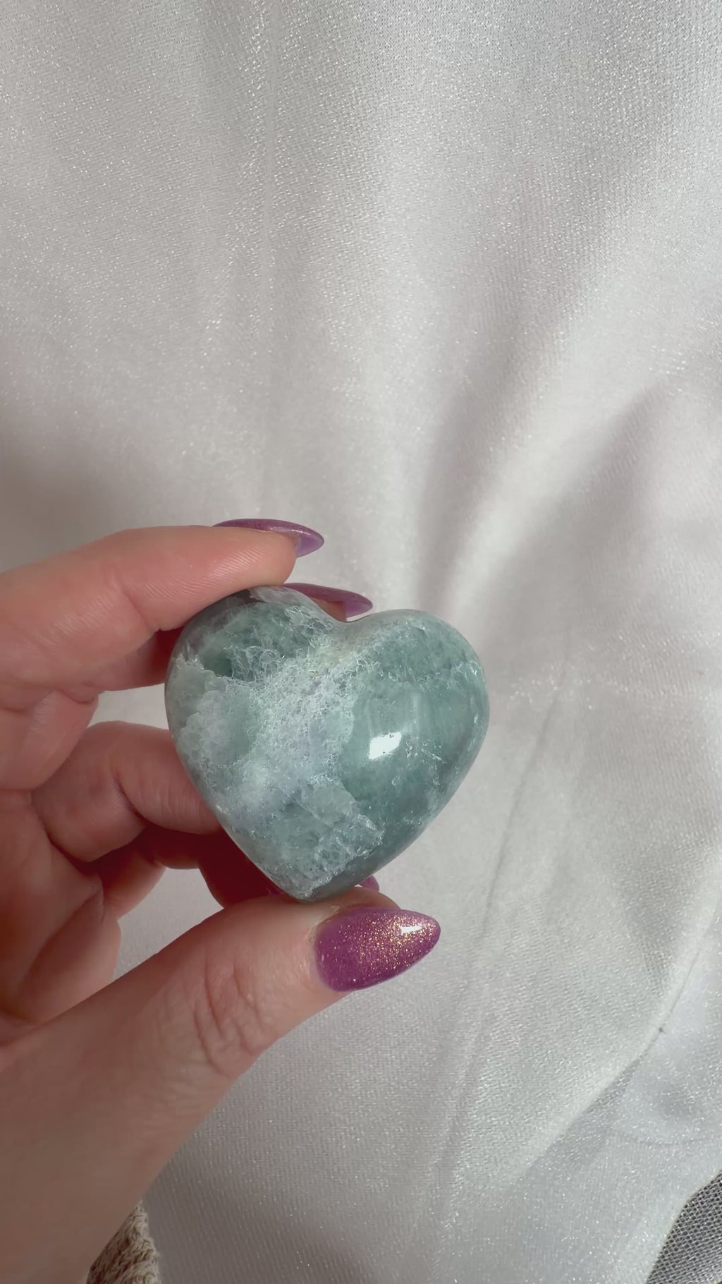 Mexican Fluorite Heart
