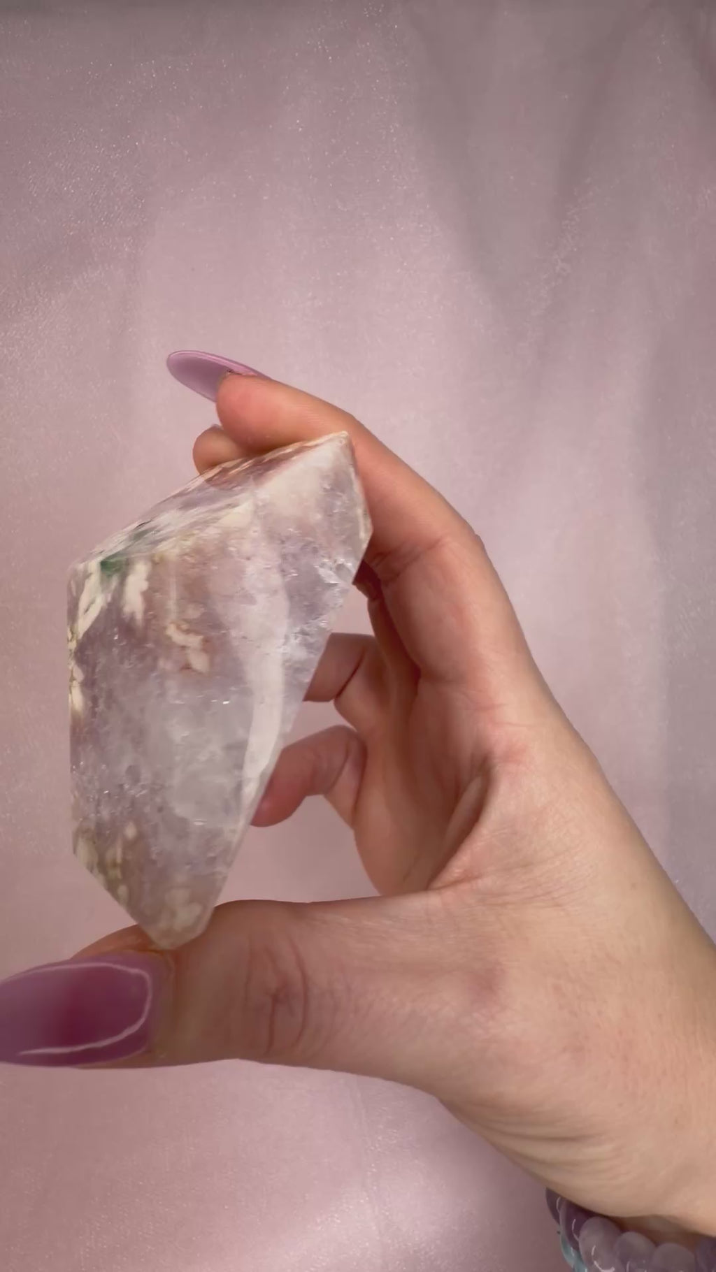 Carnelian Flower Amethyst Freeform