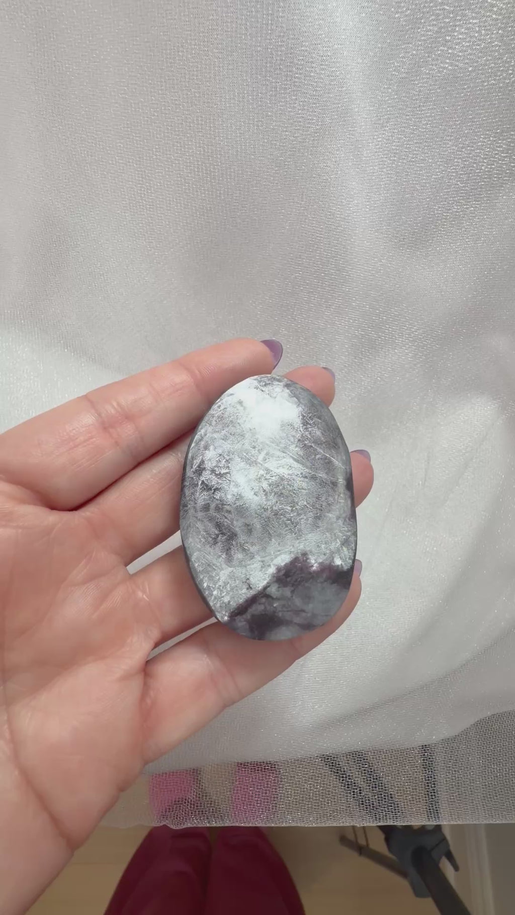 Lepidolite/Purple Mica Palm