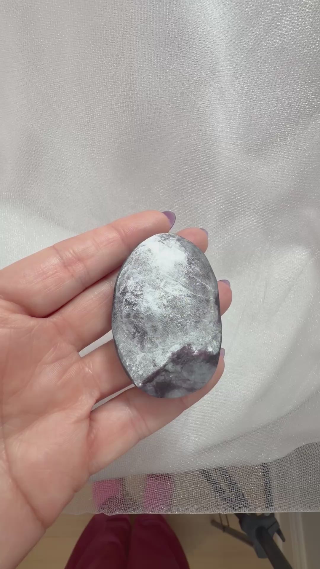 Lepidolite/Purple Mica Palm